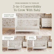 M7101RW,Namesake,Liberty 3-in-1 Convertible Spindle Crib w/Toddler Bed Conversion Kit in Warm White