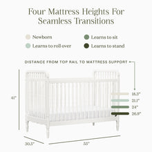 M7101RW,Namesake,Liberty 3-in-1 Convertible Spindle Crib w/Toddler Bed Conversion Kit in Warm White