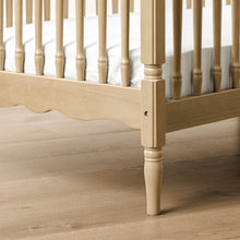 M7101WP,Namesake,Liberty 3-in-1 Convertible Spindle Crib w/Toddler Bed Conversion Kit in Washed Pine