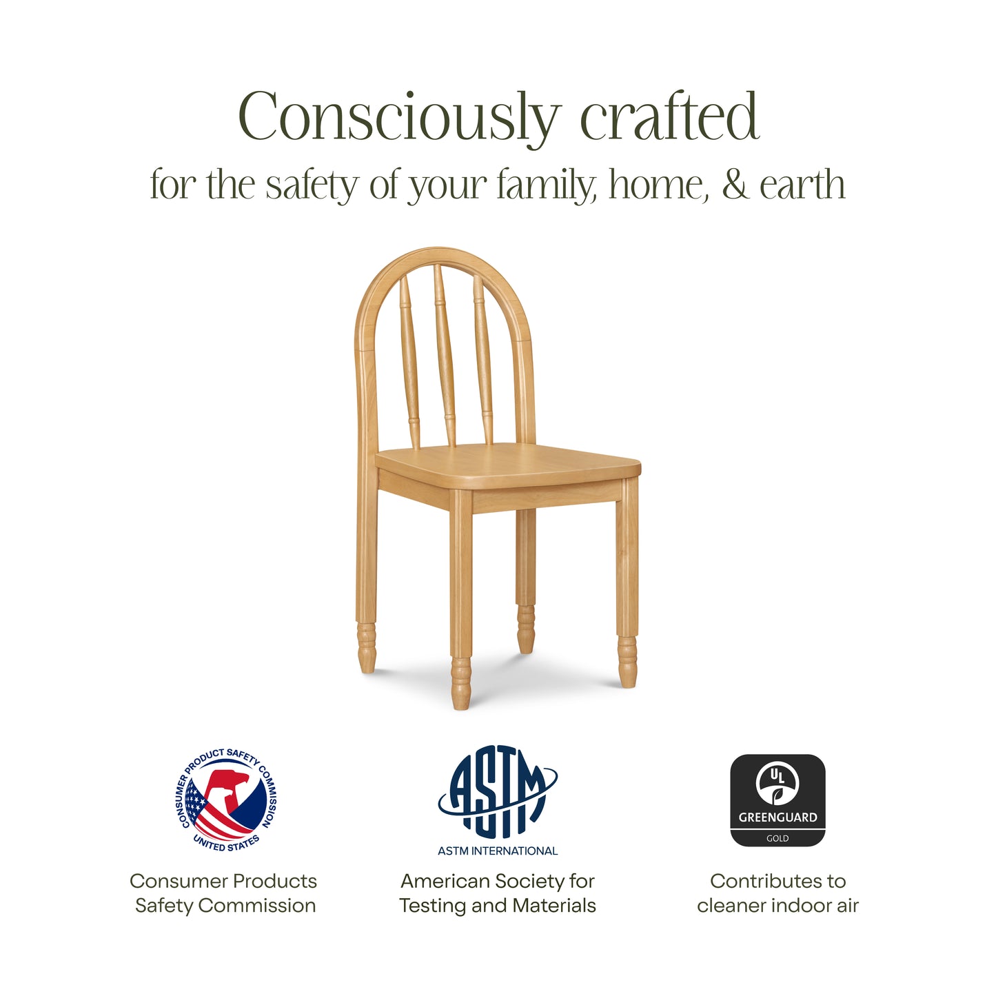 M7103HY,Namesake Kids,Liberty Spindle Play Chair in Honey