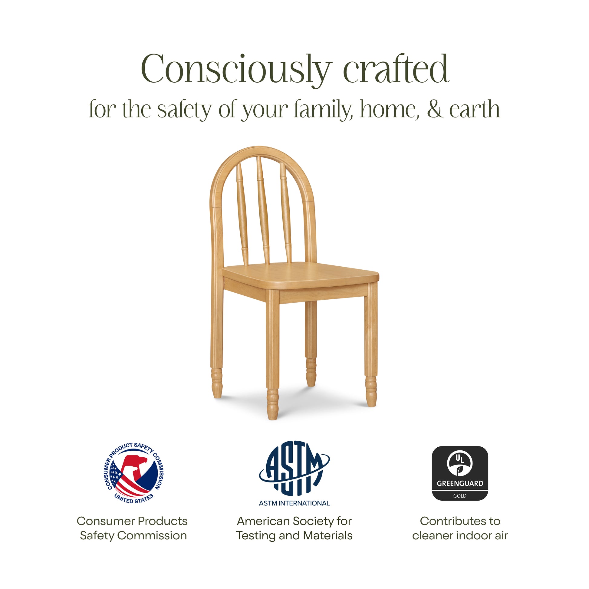 M7103HY,Namesake Kids,Liberty Spindle Play Chair in Honey