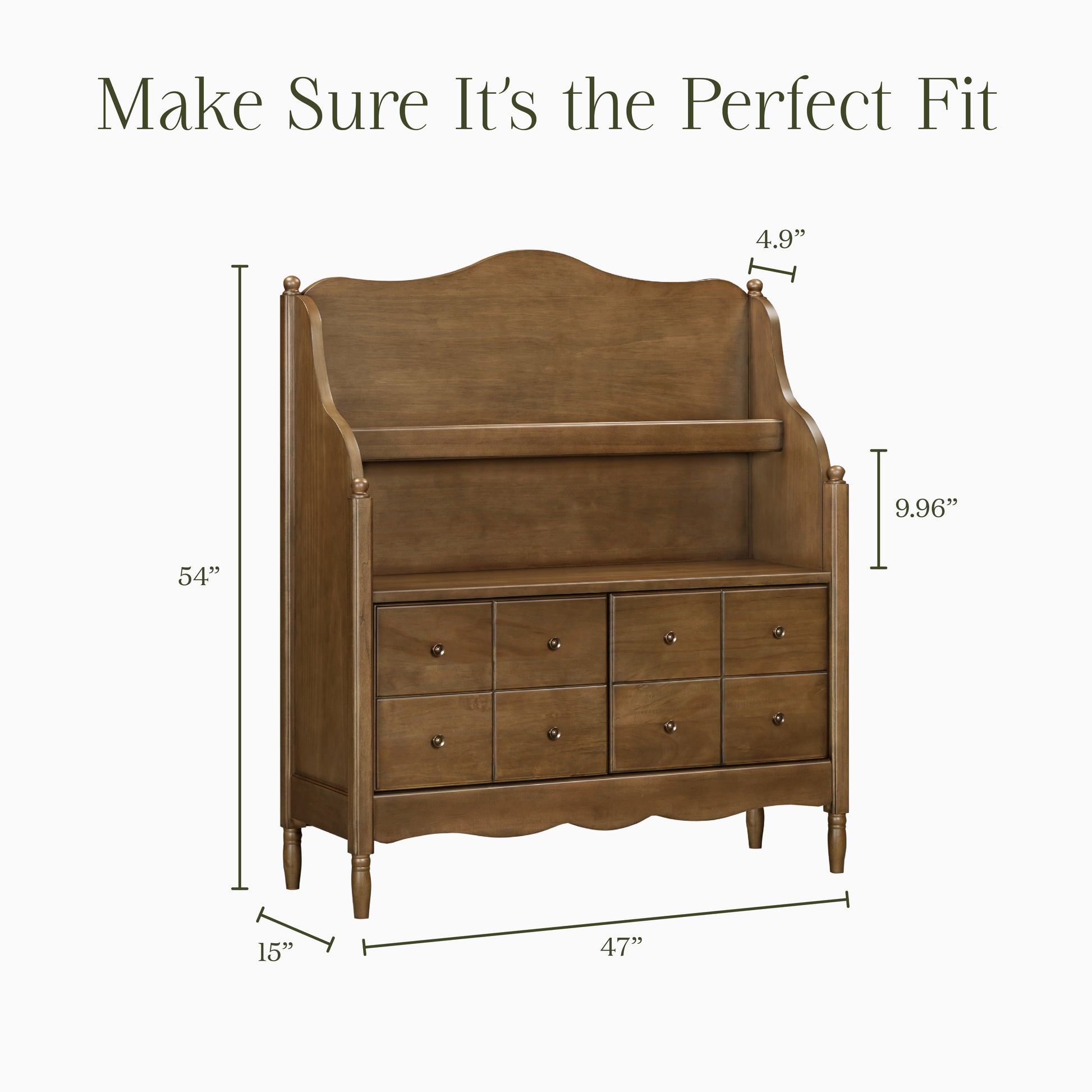 M7109NL,Namesake Kids,Liberty Library Hutch in Natural Walnut
