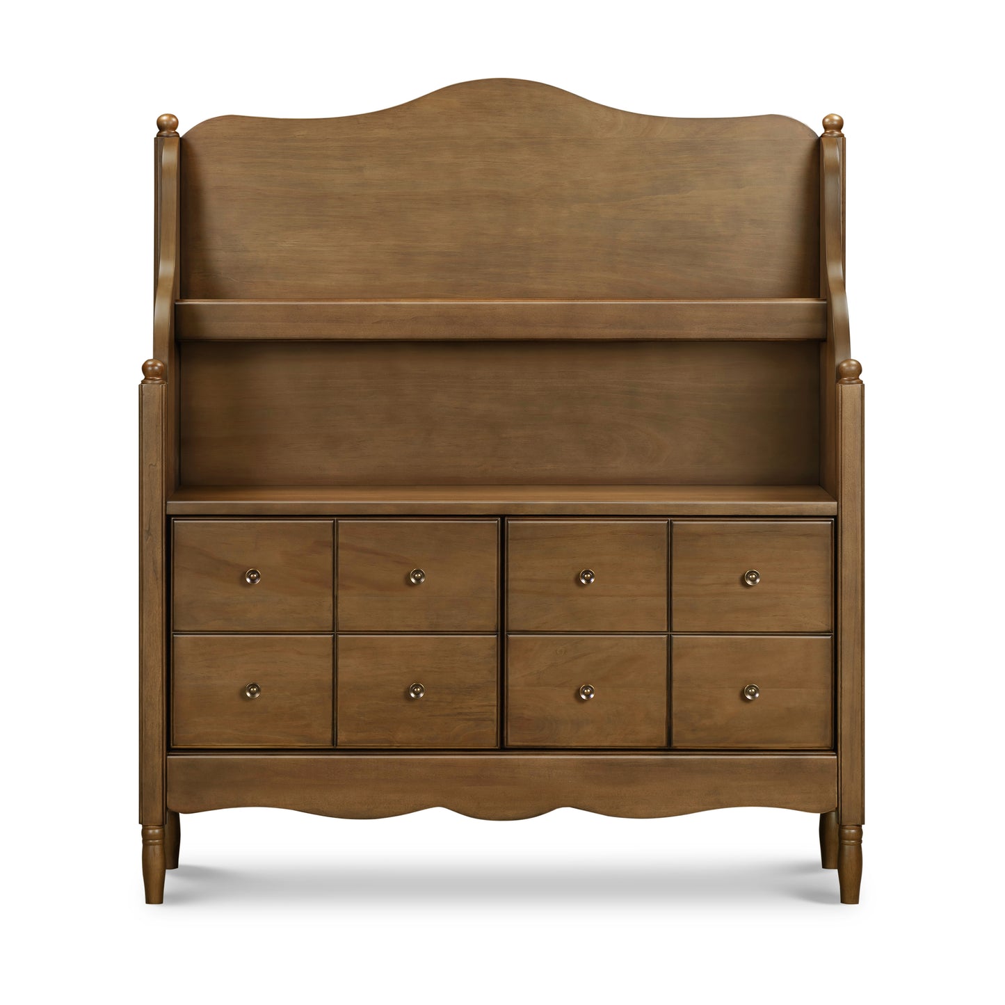 M7109NL,Namesake Kids,Liberty Library Hutch in Natural Walnut