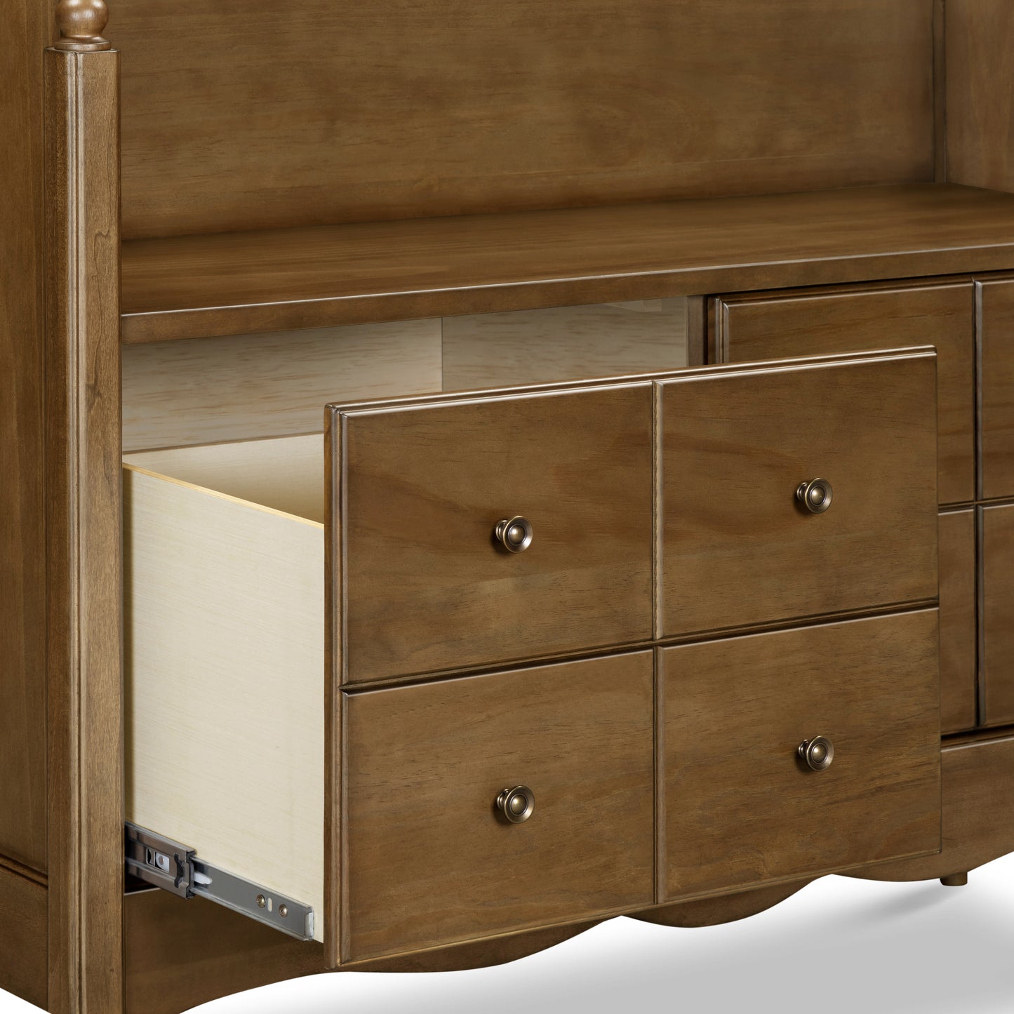 M7109NL,Namesake Kids,Liberty Library Hutch in Natural Walnut