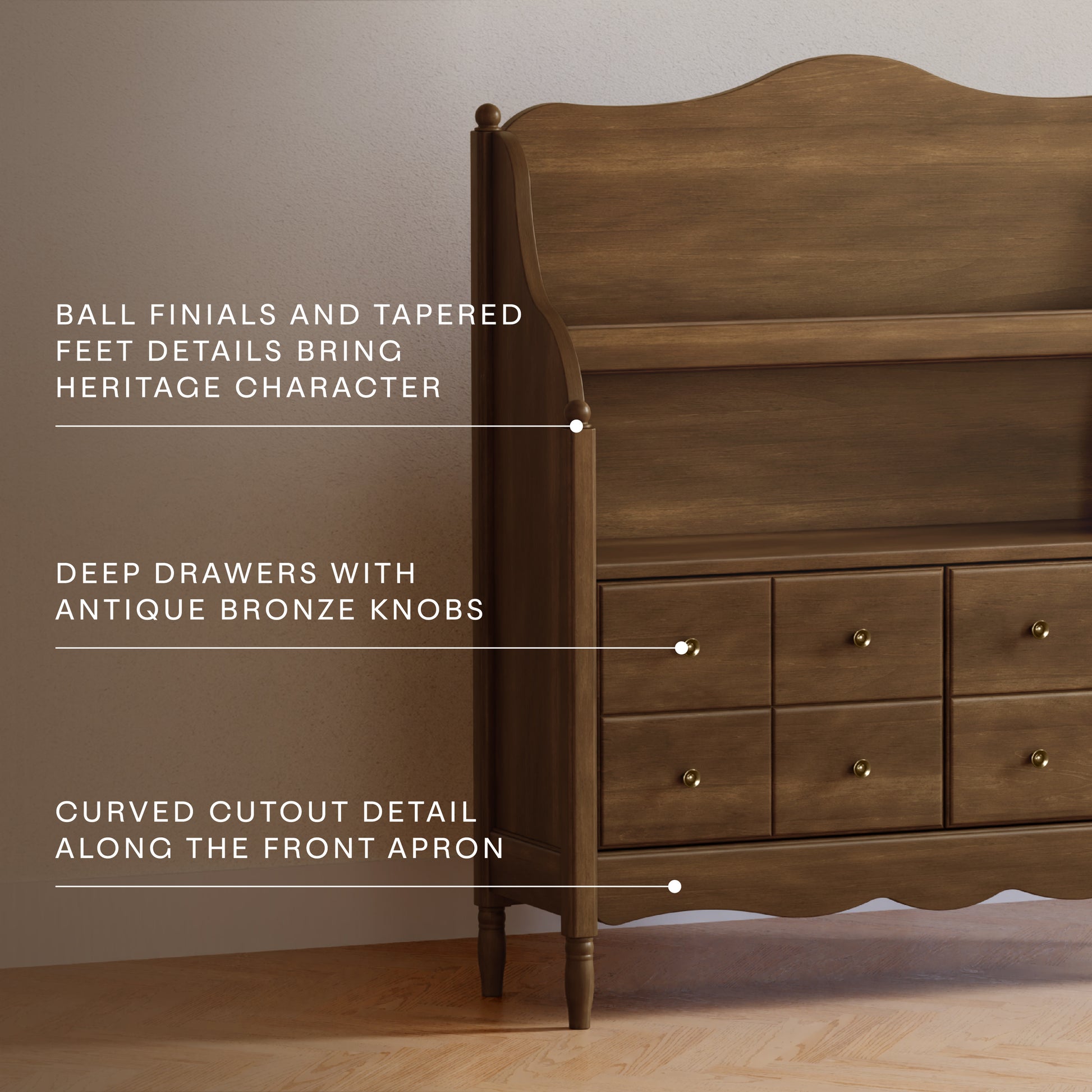 M7109NL,Namesake Kids,Liberty Library Hutch in Natural Walnut