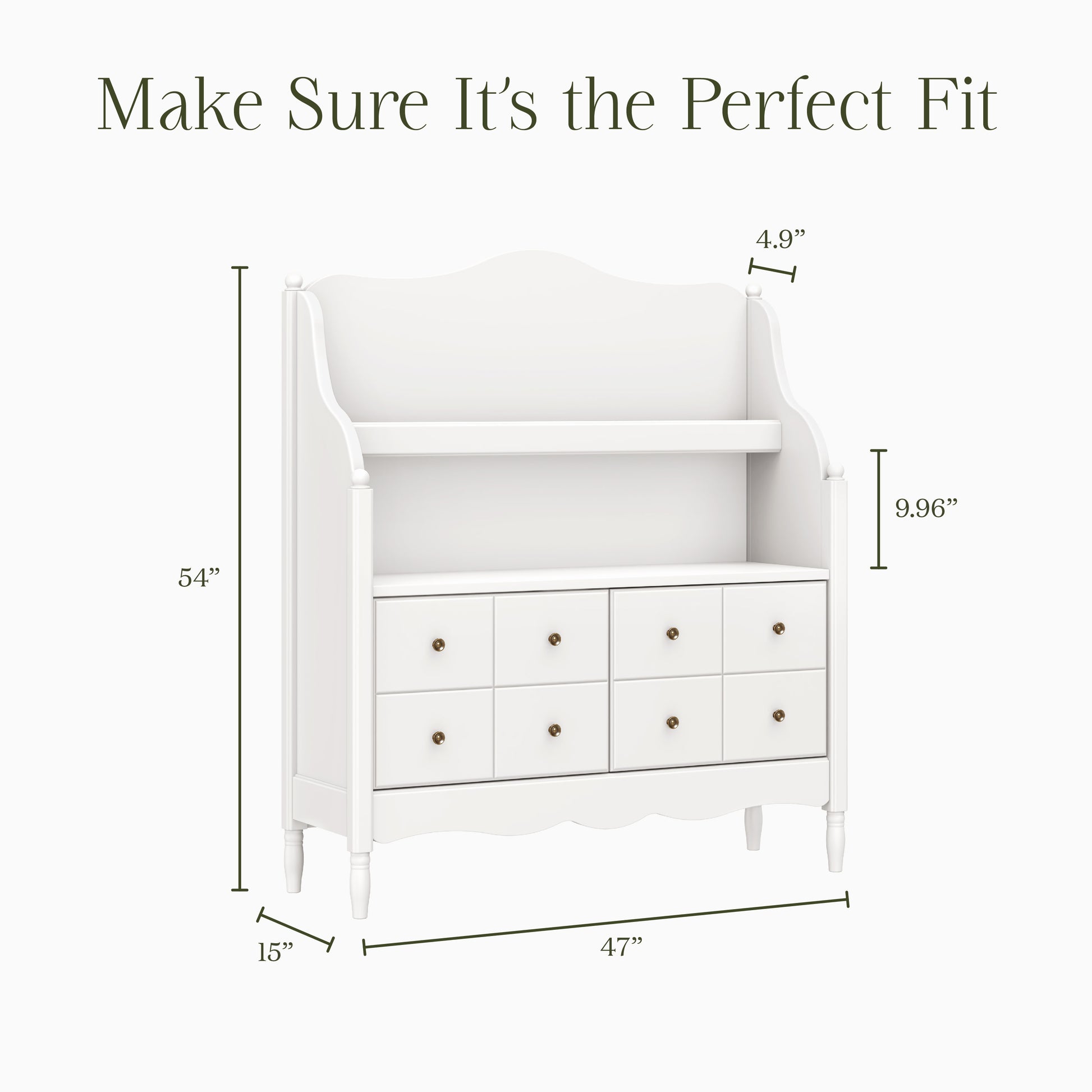 M7109RW,Namesake Kids,Liberty Library Hutch in Warm White