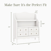 M7109RW,Namesake Kids,Liberty Library Hutch in Warm White
