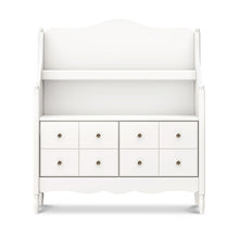 M7109RW,Namesake Kids,Liberty Library Hutch in Warm White