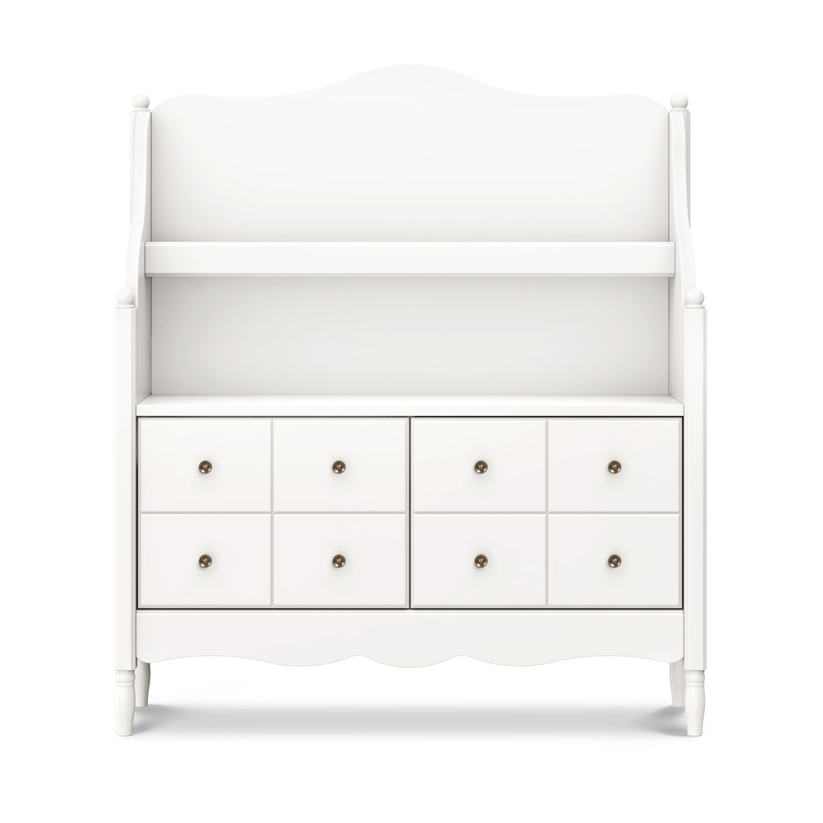 M7109RW,Namesake Kids,Liberty Library Hutch in Warm White