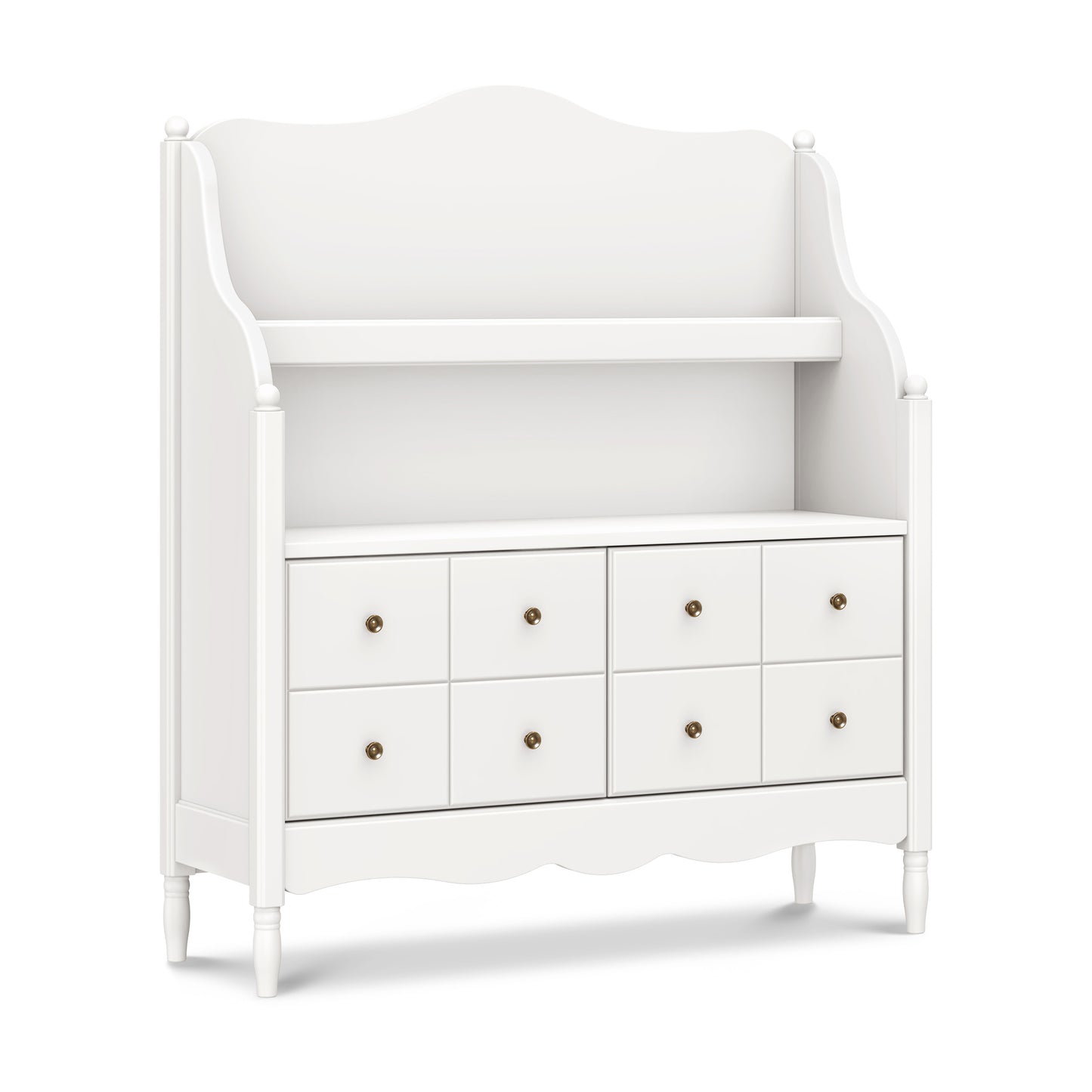 M7109RW,Namesake Kids,Liberty Library Hutch in Warm White