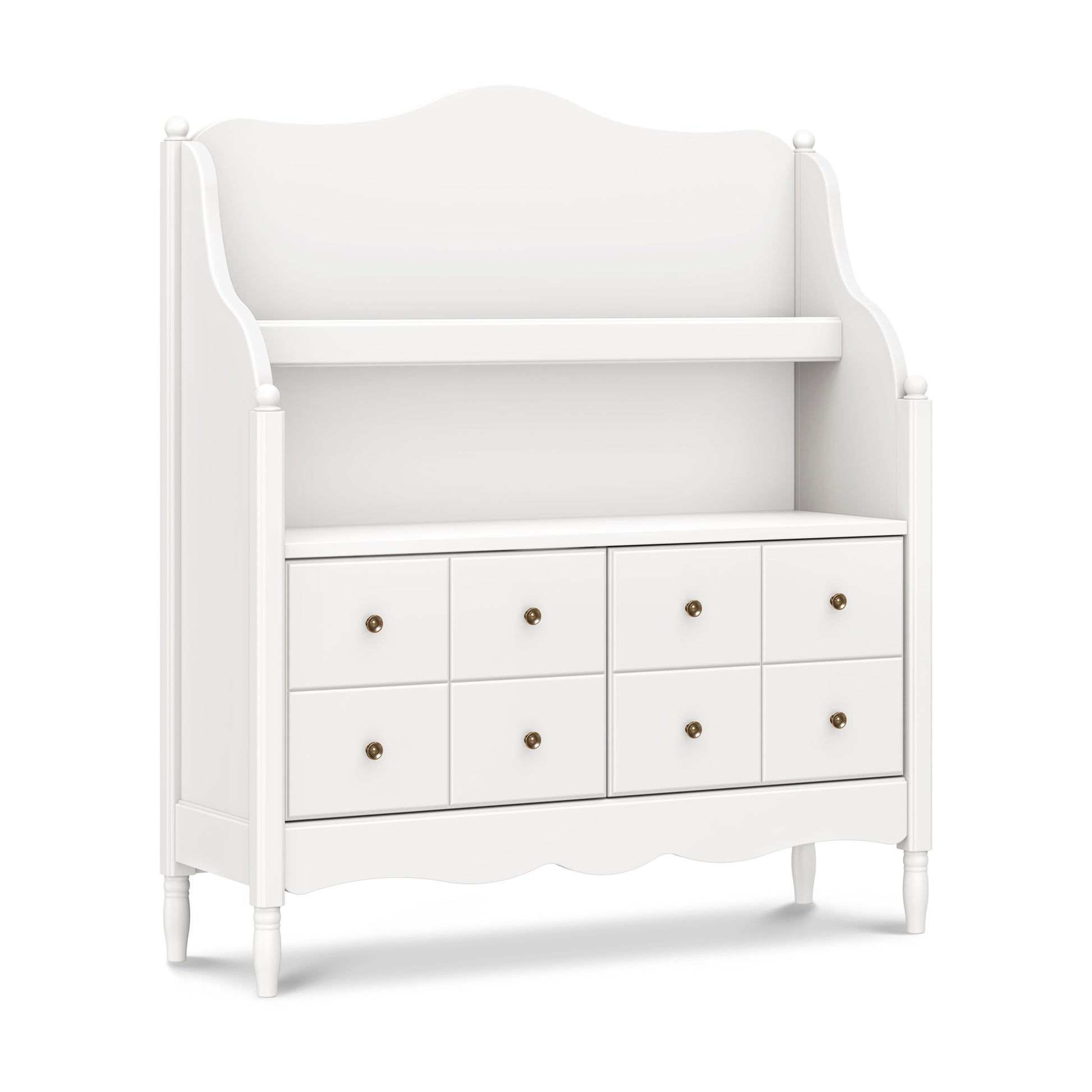 M7109RW,Namesake Kids,Liberty Library Hutch in Warm White
