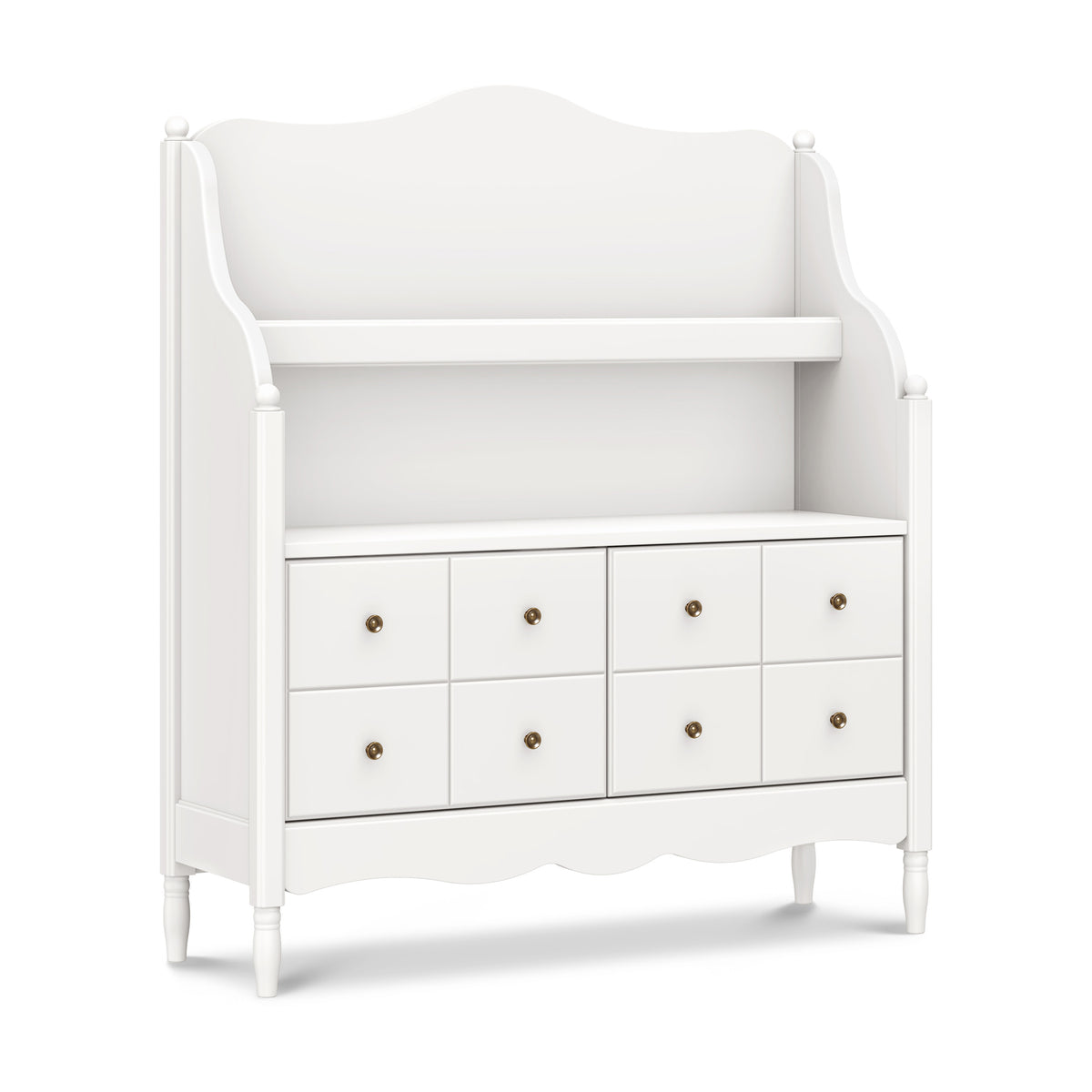 M7109RW,Namesake Kids,Liberty Library Hutch in Warm White