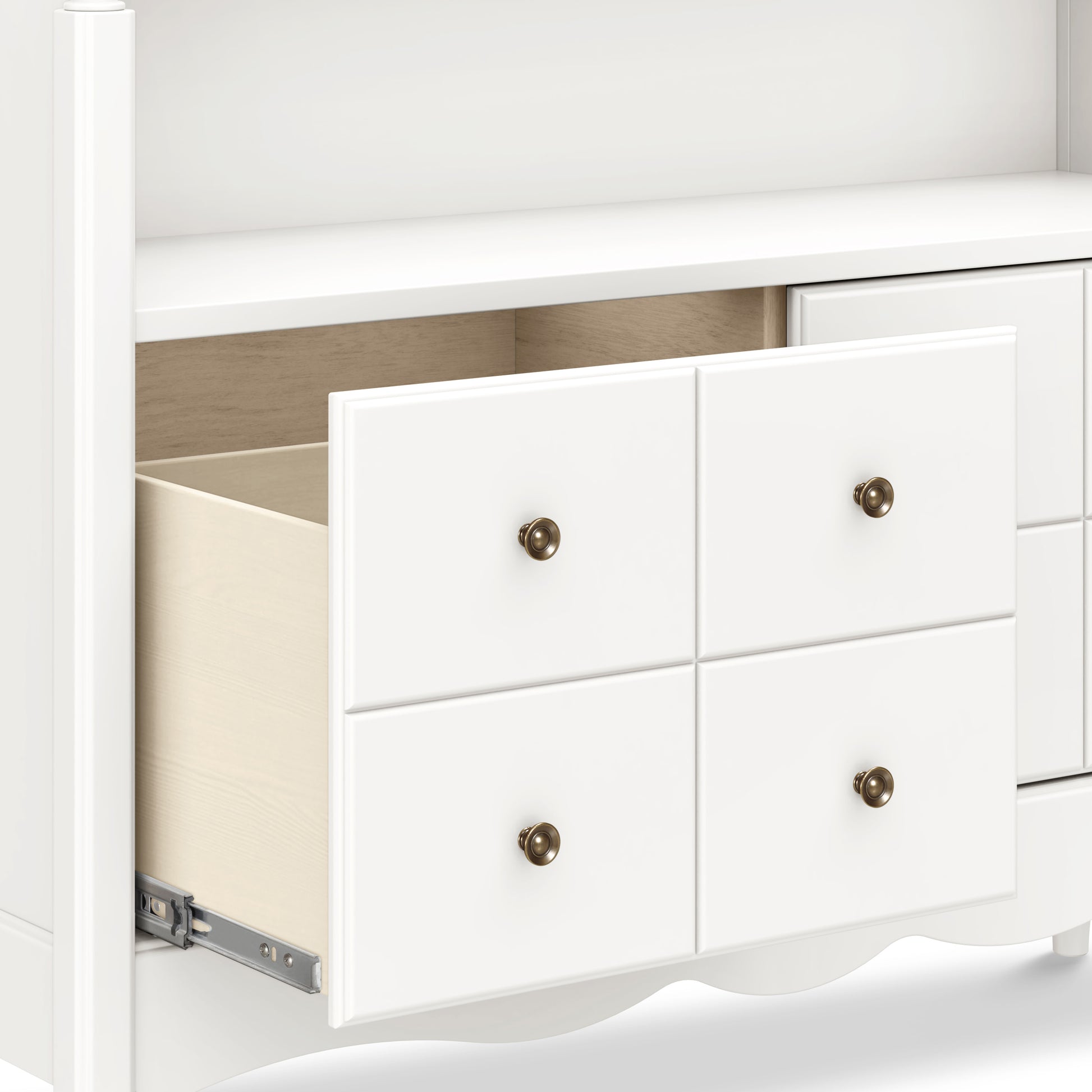 M7109RW,Namesake Kids,Liberty Library Hutch in Warm White