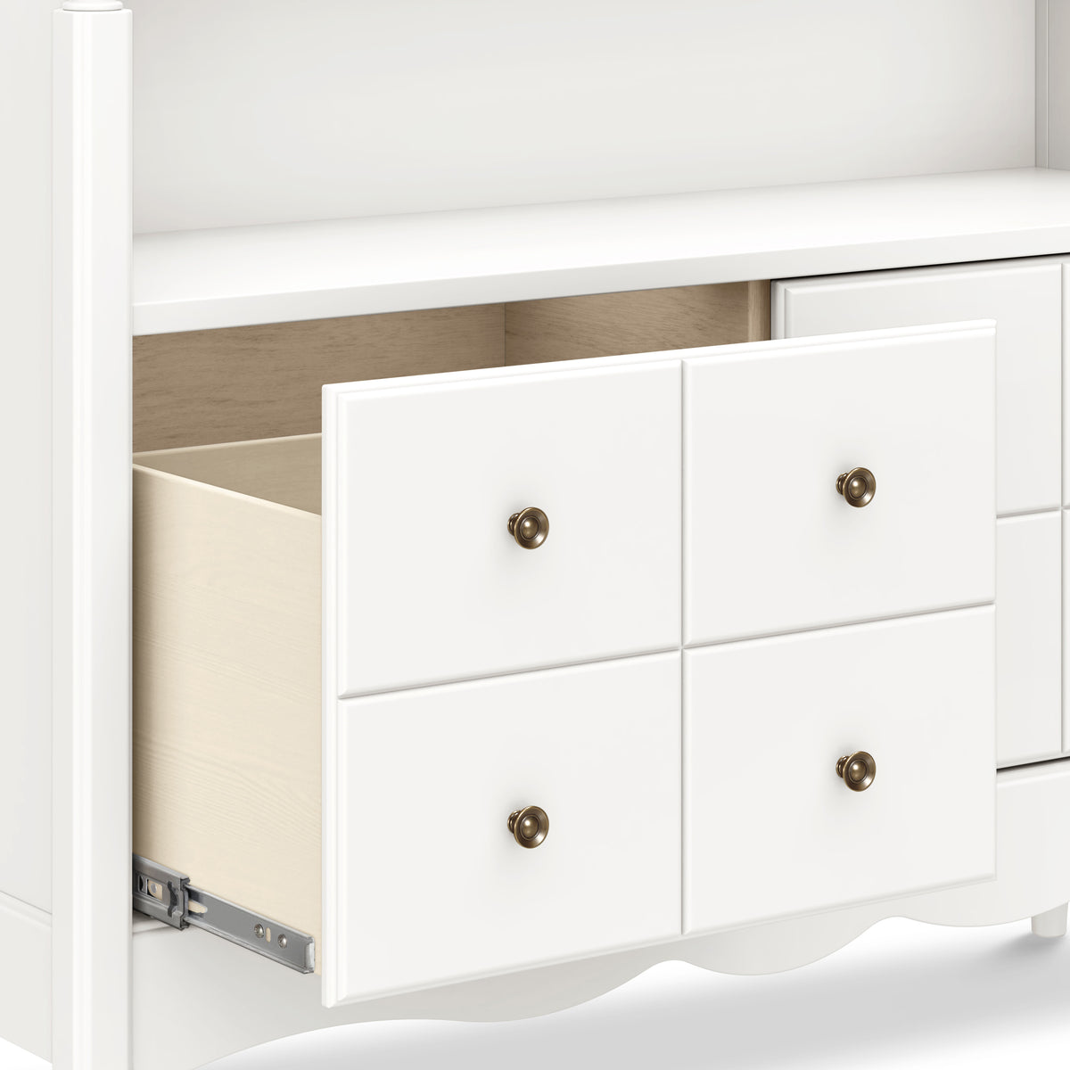 M7109RW,Namesake Kids,Liberty Library Hutch in Warm White