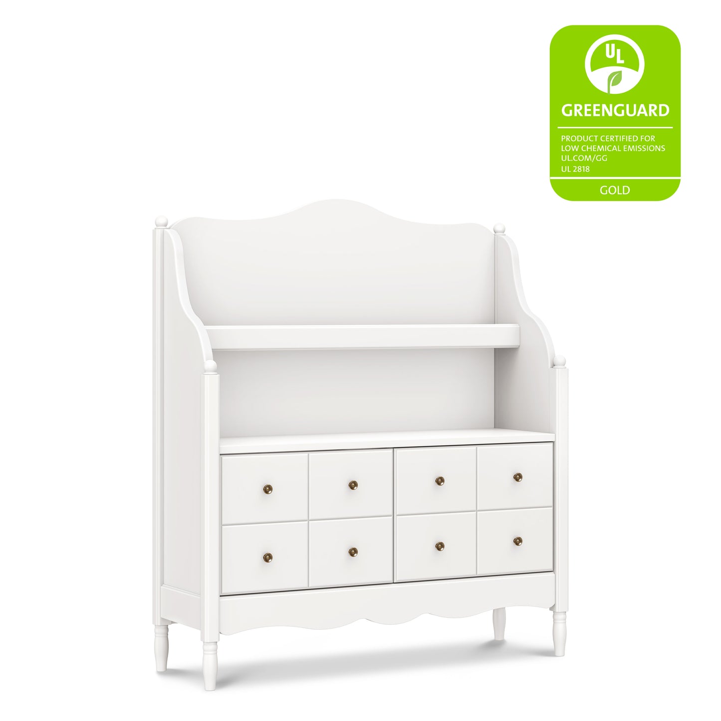 M7109RW,Namesake Kids,Liberty Library Hutch in Warm White