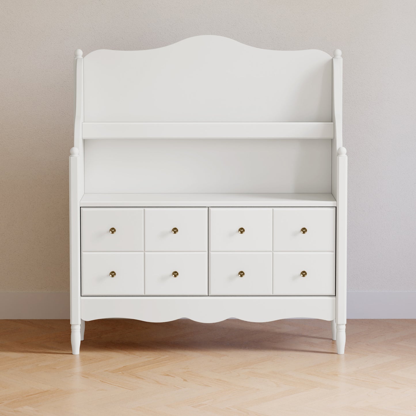 M7109RW,Namesake Kids,Liberty Library Hutch in Warm White