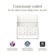M7109RW,Namesake Kids,Liberty Library Hutch in Warm White