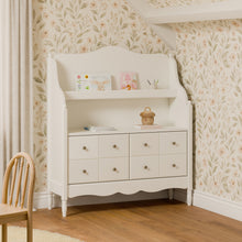 M7109RW,Namesake Kids,Liberty Library Hutch in Warm White