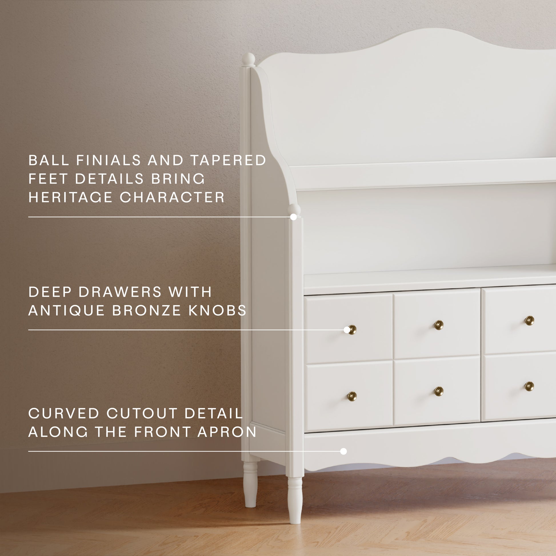M7109RW,Namesake Kids,Liberty Library Hutch in Warm White