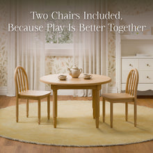 M7110HY,Namesake Kids,Liberty Play Table & Spindle Chairs Set in Honey
