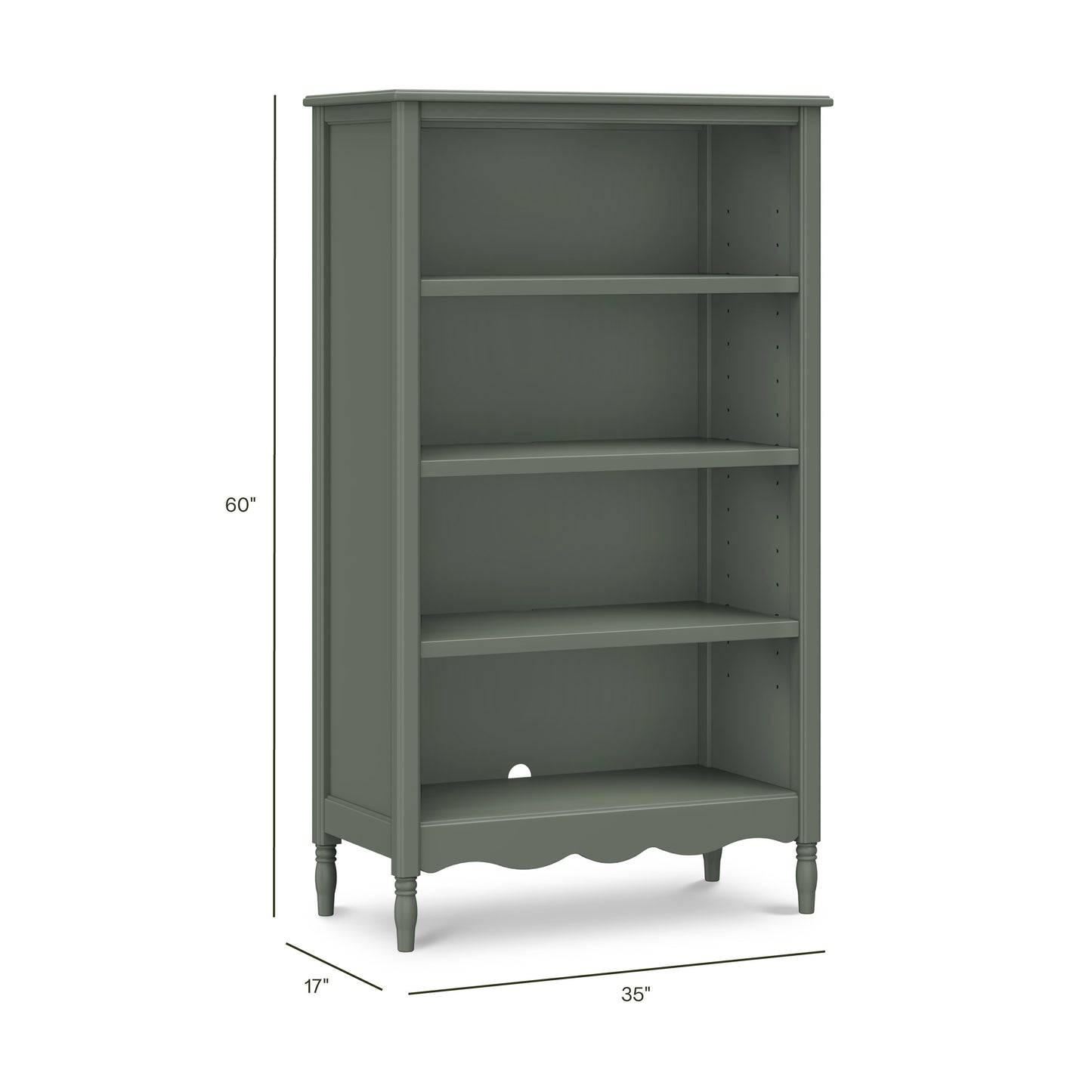 M7114JP,Namesake,Liberty Assembled Bookcase in Juniper
