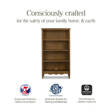 M7114NL,Namesake,Liberty Assembled Bookcase in Natural Walnut