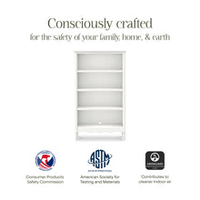 M7114RW,Namesake,Liberty Assembled Bookcase in Warm White