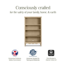 M7114WP,Namesake,Liberty Assembled Bookcase in Washed Pine
