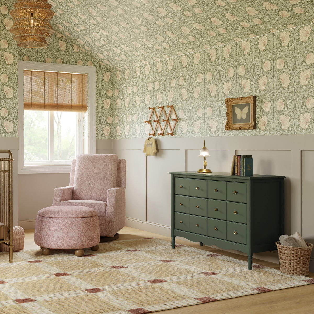 M7116FRGR,Namesake,Liberty 6-Drawer Assembled Dresser in Forest Green