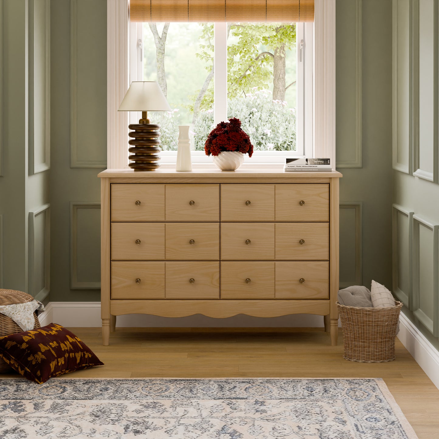 M7116HY,Namesake,Liberty 6-Drawer Assembled Dresser in Honey