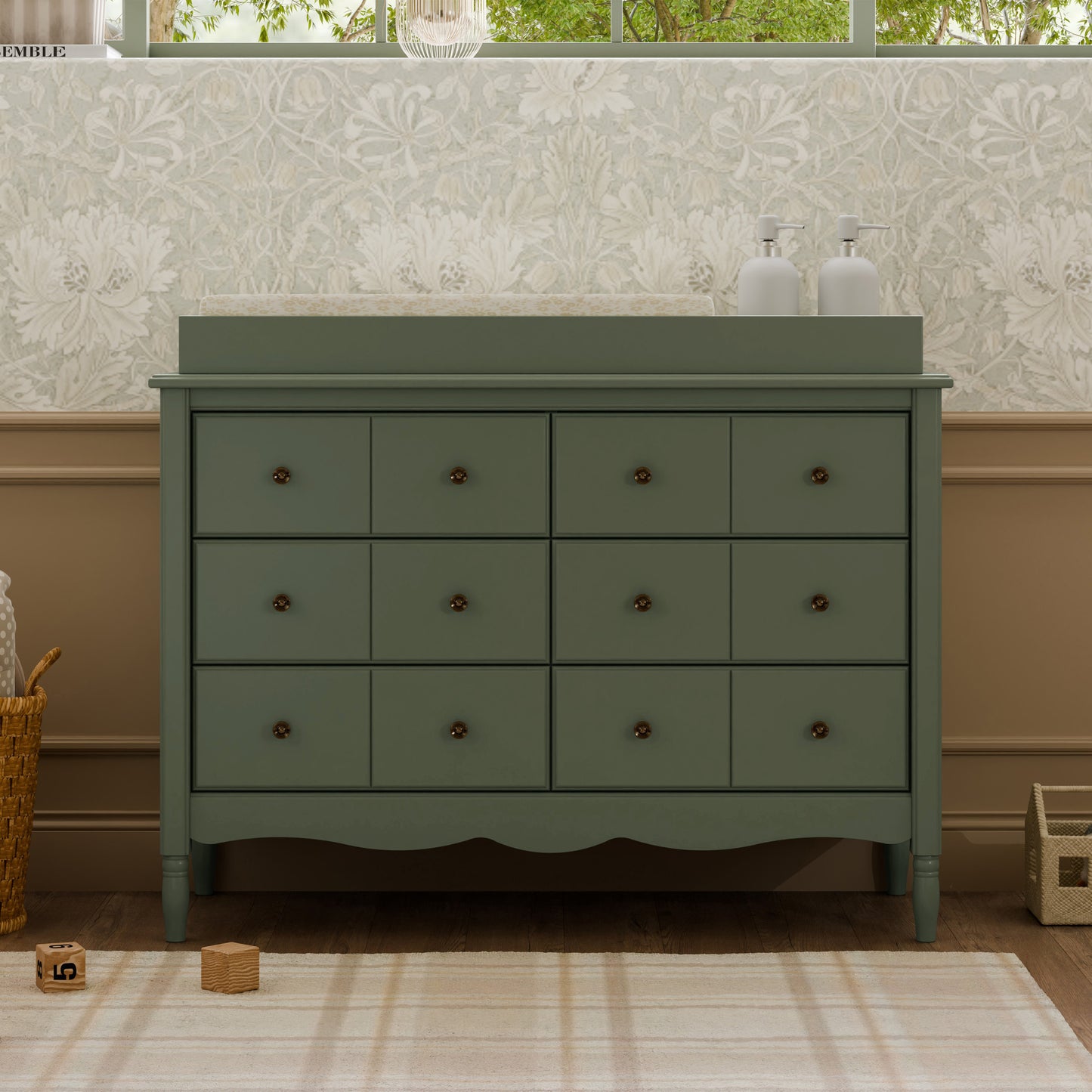 M7116JP,Namesake,Liberty 6-Drawer Assembled Dresser in Juniper