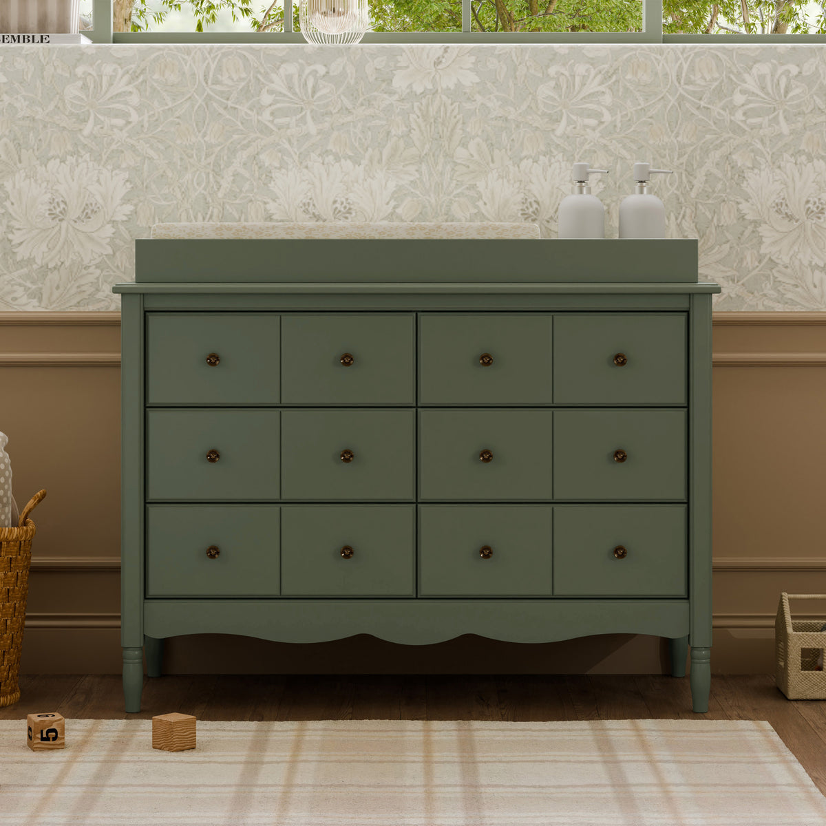 M7116JP,Namesake,Liberty 6-Drawer Assembled Dresser in Juniper