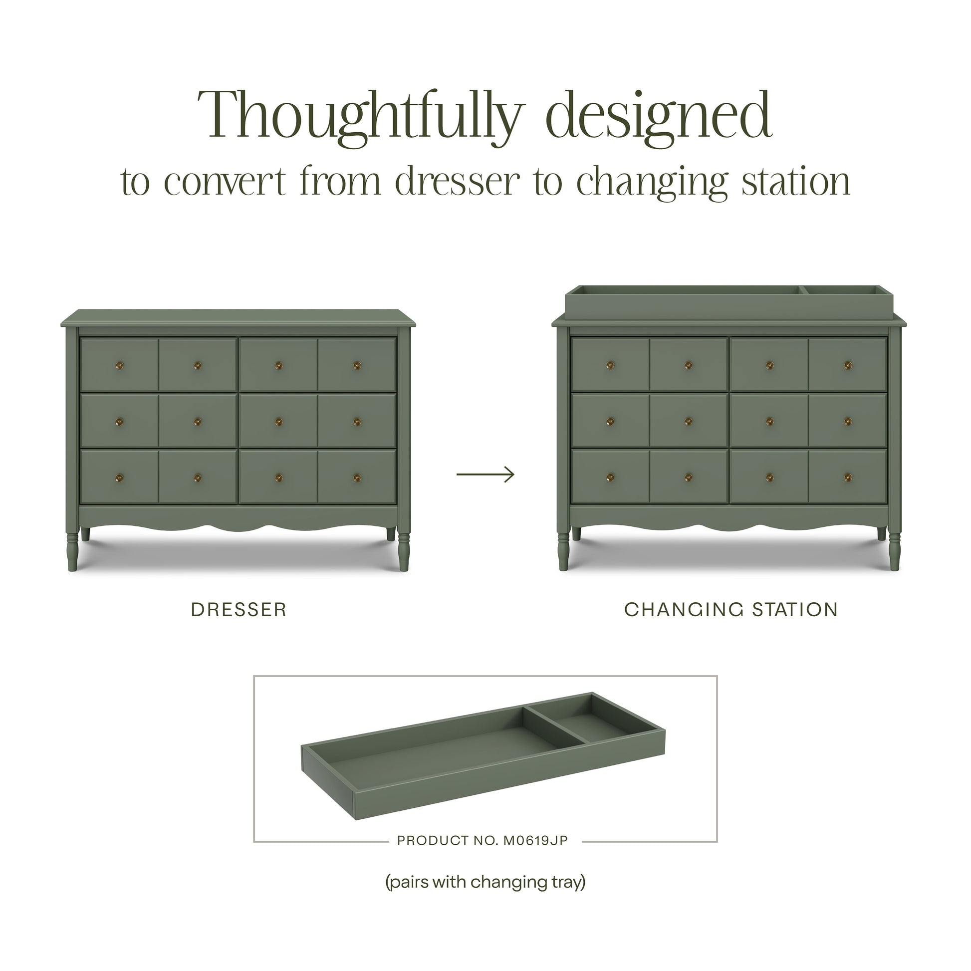 M7116JP,Namesake,Liberty 6-Drawer Assembled Dresser in Juniper