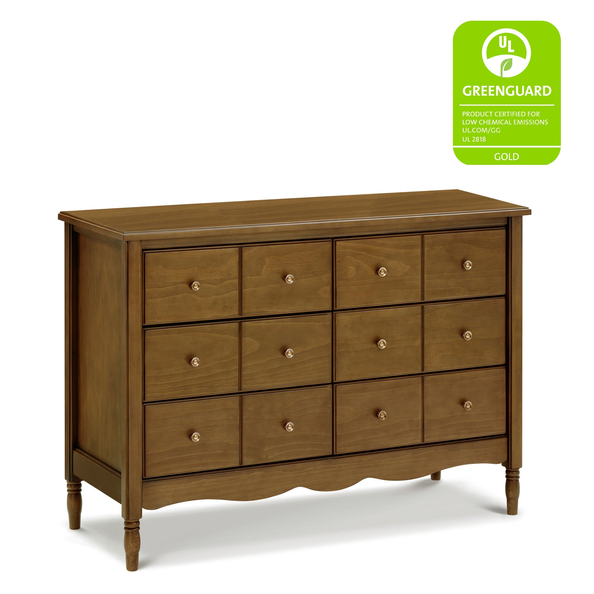 M7116NL,Namesake,Liberty 6-Drawer Assembled Dresser in Natural Walnut