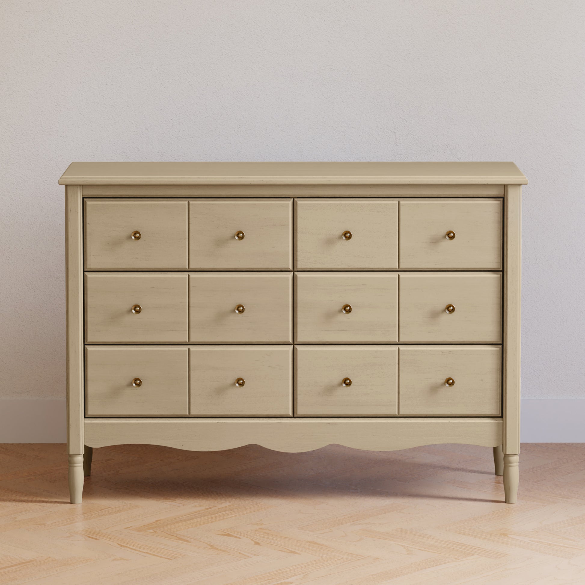 Liberty 6-Drawer Assembled Dresser, Washed Pine
