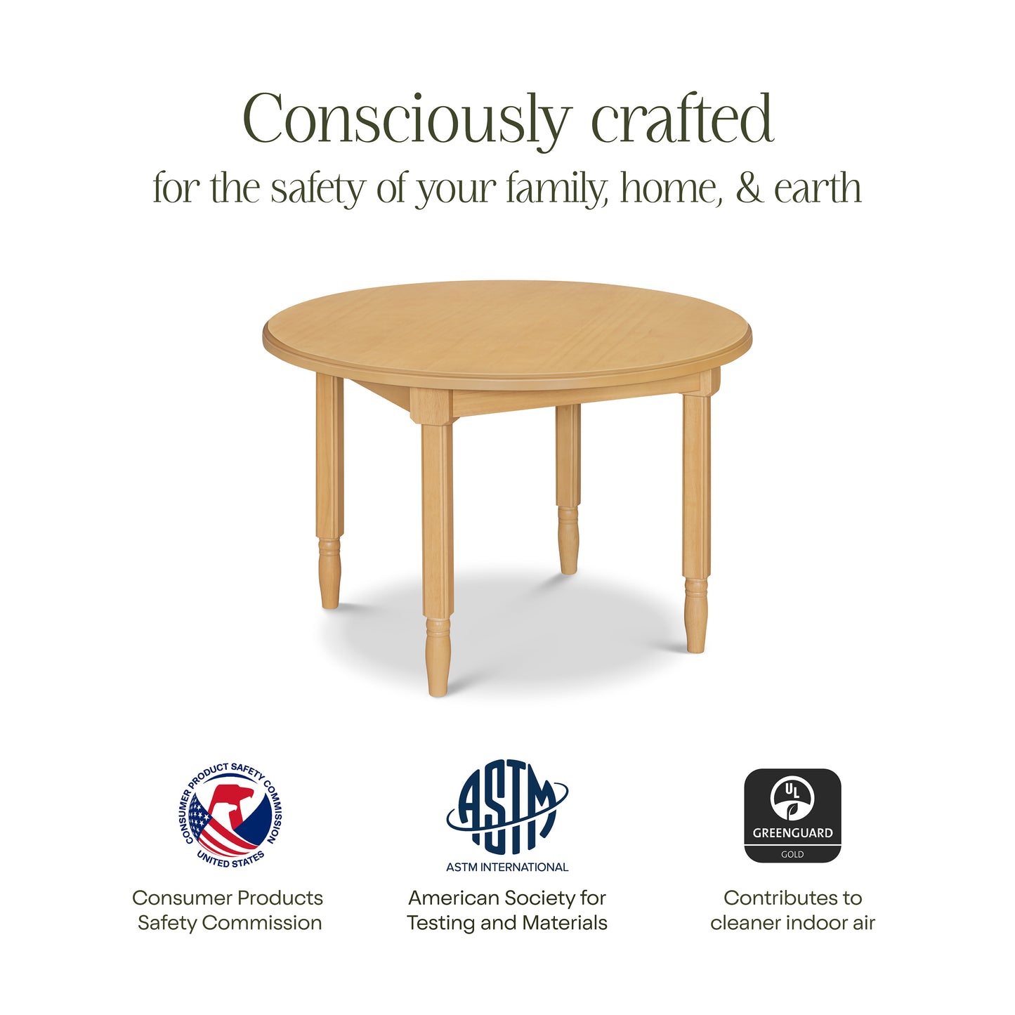 M7120HY,Namesake Kids,Liberty Play Table in Honey