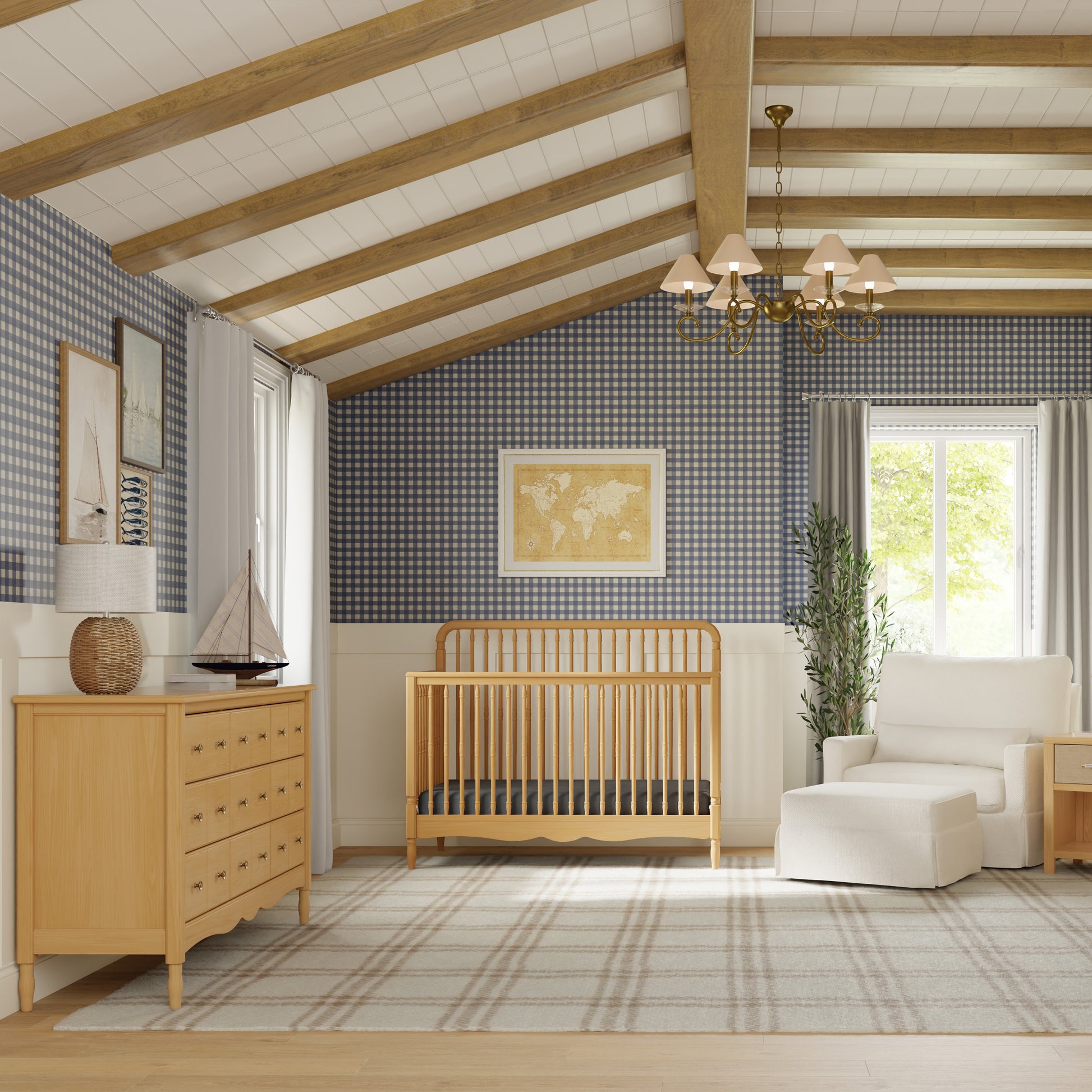 M7128HY,Namesake,Liberty 9-Drawer Assembled Dresser in Honey