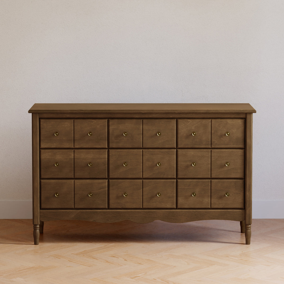 M7128NL,Namesake,Liberty 9-Drawer Assembled Dresser in Natural Walnut