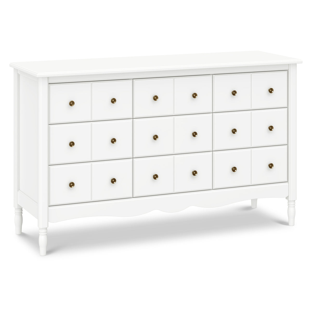 M7128RW,Namesake,Liberty 9-Drawer Assembled Dresser in Warm White