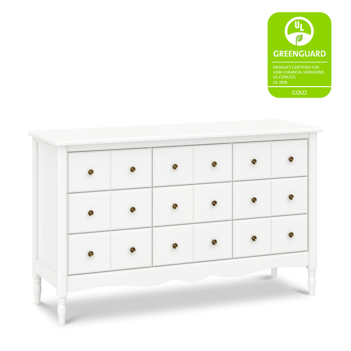 M7128RW,Namesake,Liberty 9-Drawer Assembled Dresser in Warm White