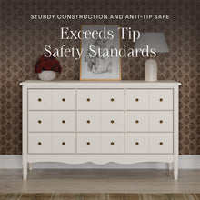 M7128RW,Namesake,Liberty 9-Drawer Assembled Dresser in Warm White
