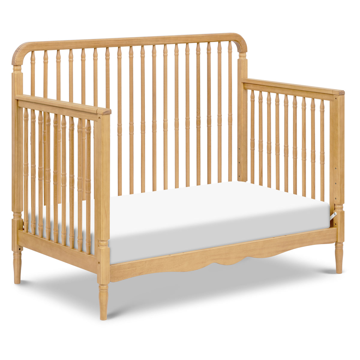 M7141HY,Namesake,Liberty 4-in-1 Convertible Spindle Crib in Honey