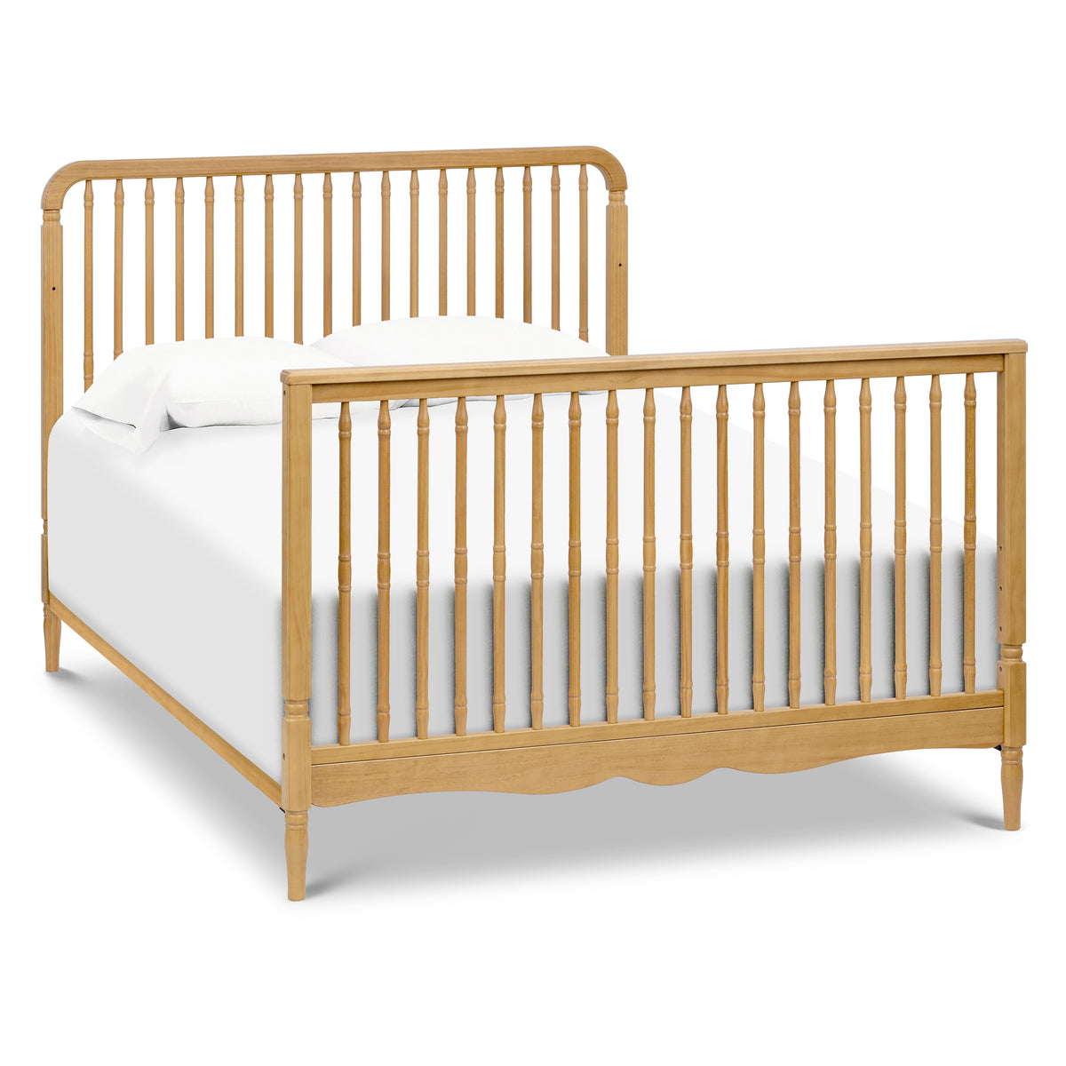 M7141HY,Namesake,Liberty 4-in-1 Convertible Spindle Crib in Honey