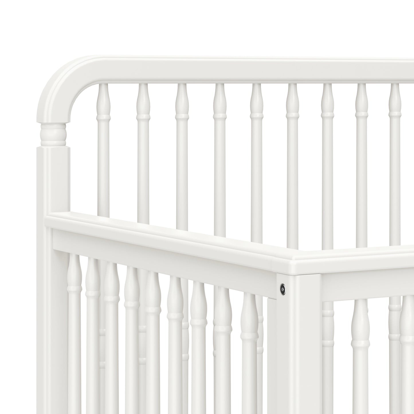 M7141RW,Namesake,Liberty 4-in-1 Convertible Spindle Crib in Warm White