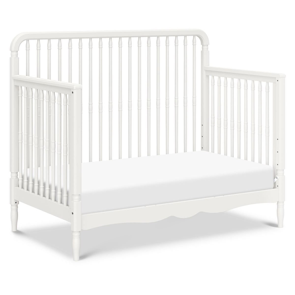 M7141RW,Namesake,Liberty 4-in-1 Convertible Spindle Crib in Warm White