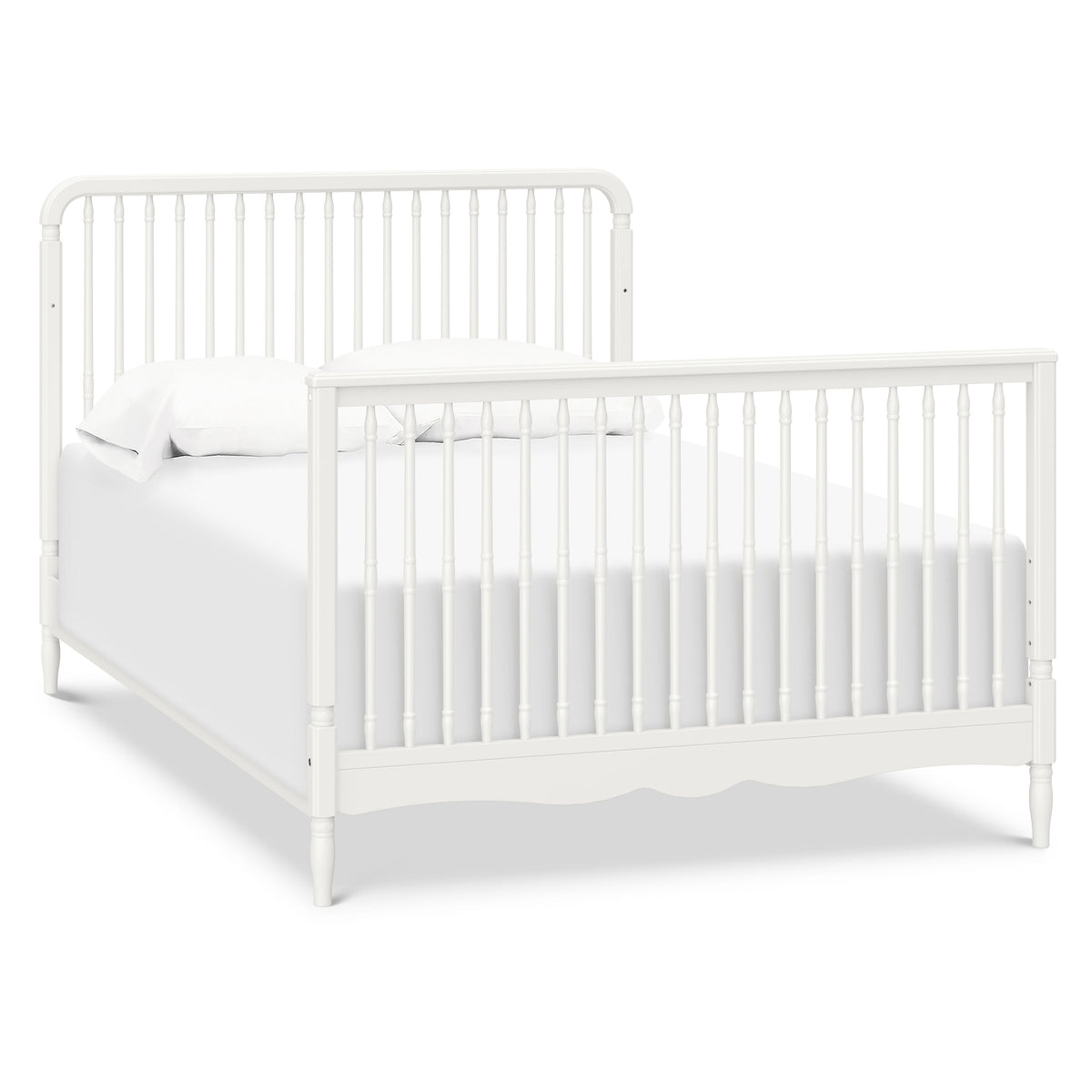 M7141RW,Namesake,Liberty 4-in-1 Convertible Spindle Crib in Warm White