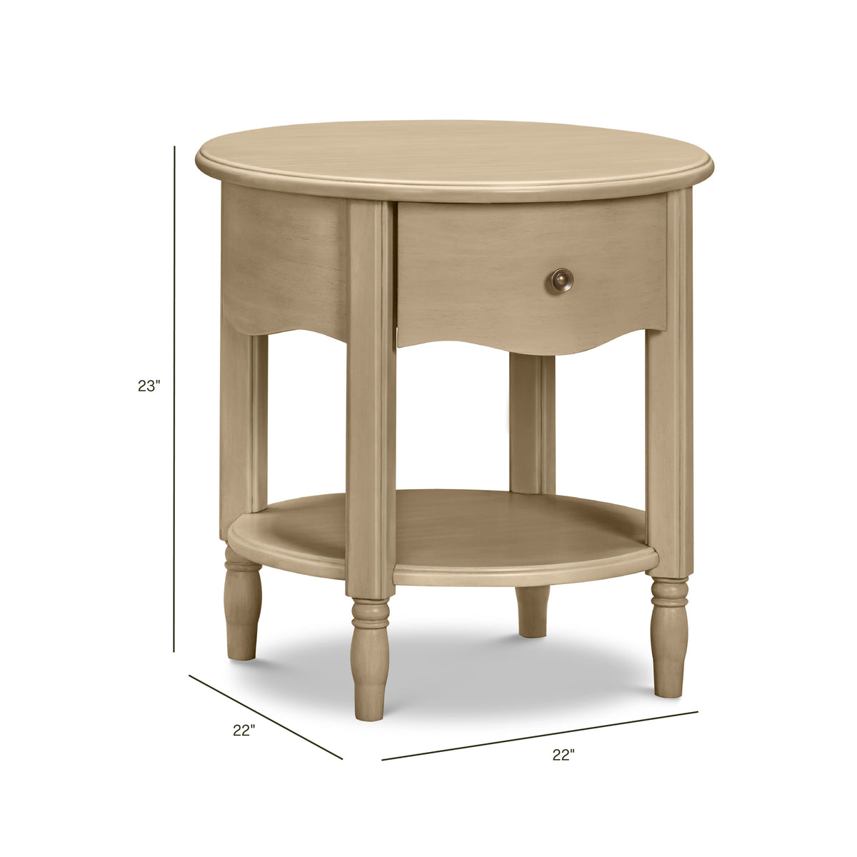 M7160WP,Namesake,Liberty Assembled Nightstand in Washed Pine