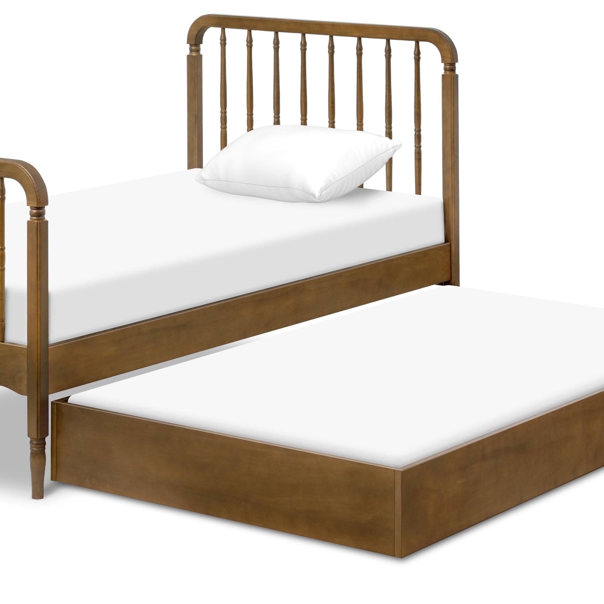 M7169NL,Namesake Kids,Liberty Spindle Twin Bed in Natural Walnut