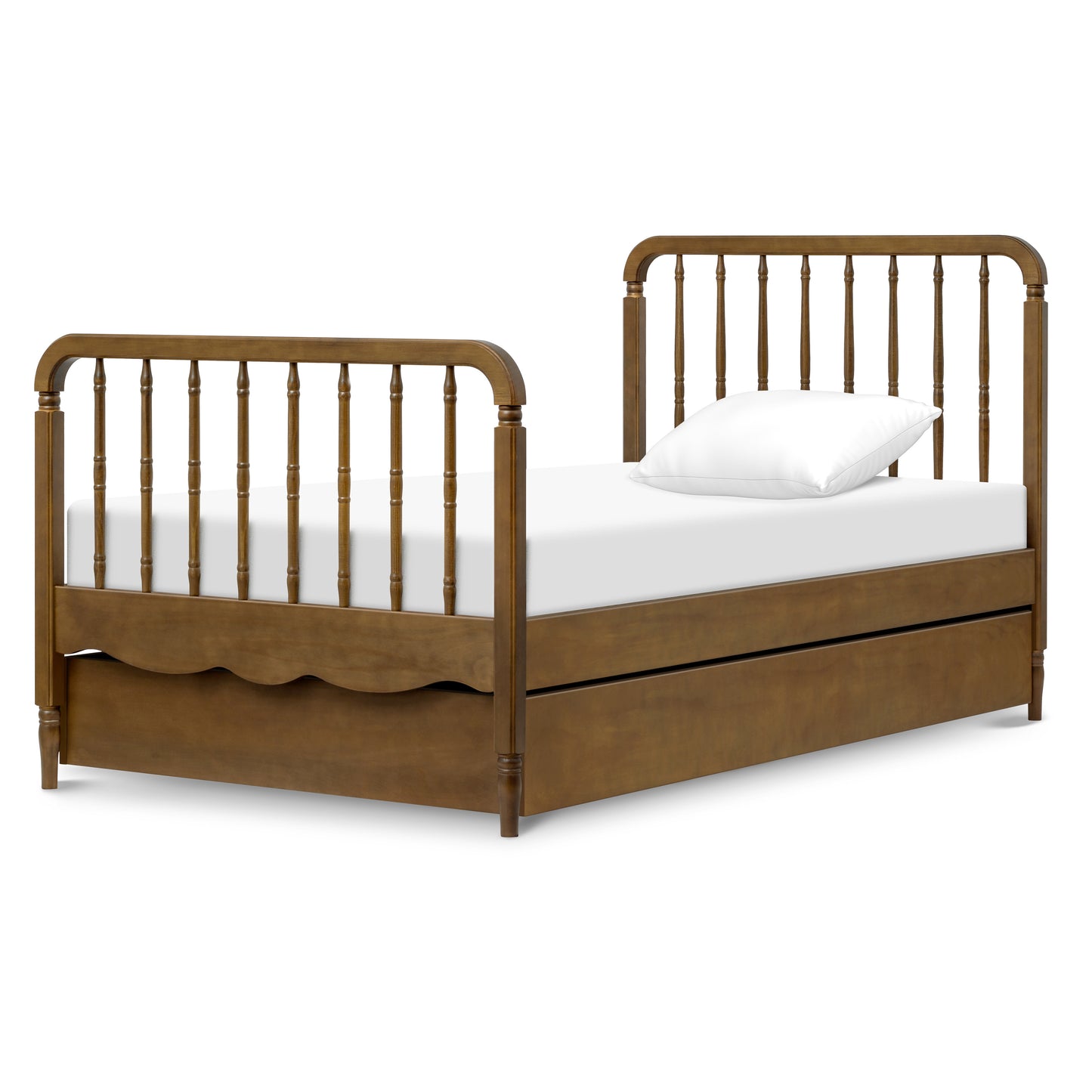 M7169NL,Namesake Kids,Liberty Spindle Twin Bed in Natural Walnut
