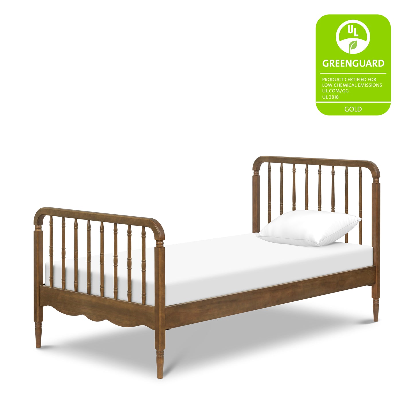 M7169NL,Namesake Kids,Liberty Spindle Twin Bed in Natural Walnut